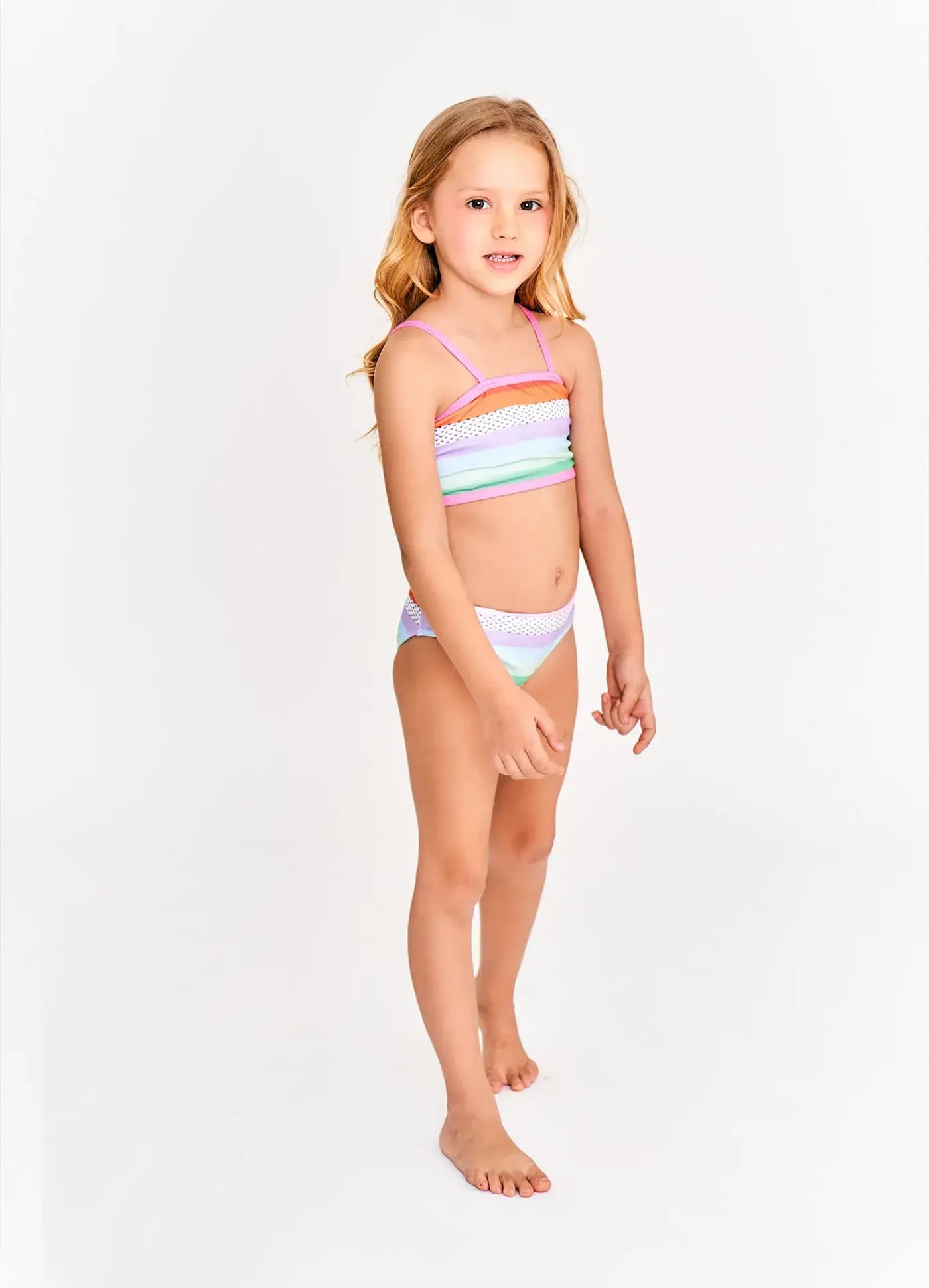 BIQUINI GEOCATS ROSA E VERDE M