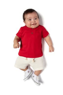 Miniatura CONJ. CAMISETA MEIA MALHA E BERMUDA MOLETOM SEM FELPA 1