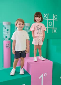 Miniatura CONJ. CAMISETA MEIA MALHA E BERMUDA SARJA JERRY 2