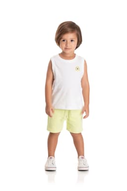 Miniatura CONJ. REGATA MACHAO MEIA MALHA JACQUARD E BERMUDA MOLETOM SEM FELPA 1