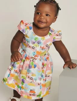 Miniatura CONJ VESTIDO COM CALCINHA - PASSEIO BOM EM TECIDO 100% ALGODAO 1