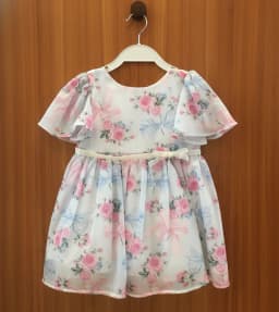 Miniatura VESTIDO FESTA PETIT CHERRIE EM TECIDO CREPE DE  SEDA BEM LEVE COM FORRO 2