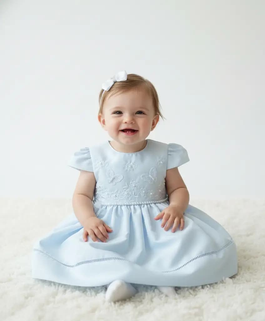 VESTIDO FESTA CATTAI ESTAMPADO E BORDADO BRANCO 