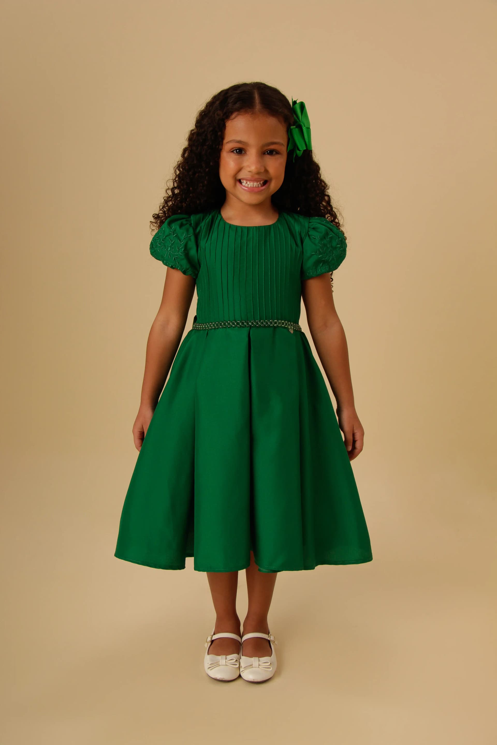 VESTIDO FESTA CATTAI MA 1 A 20 VERDE 06934