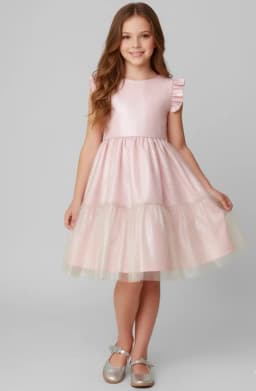 Miniatura VESTIDO FESTA CATTAI ROSA  1