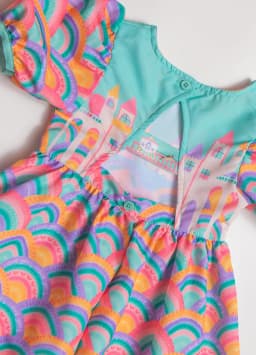 Miniatura VESTIDO ALPHABETO BB FEM ESTAMPADO/ESMERALDA 60504 3