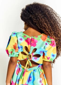 Miniatura VESTIDO ALPHABETO AMARELO/VERDE EM TECIDO 2