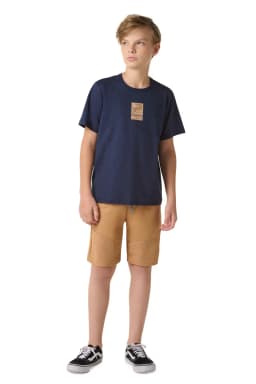 Miniatura CJ.JUV CAMISETA M/M C/ REF. E BERM. MOLETINHO C/ RECORTE MOL. TEXTURIZADO E CORDÃO / SORTIDA / 0 1