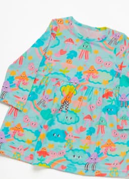 Miniatura CONJ VESTIDO C/ CALC ALPHABETO BB FEM LAVANDA 62120 2