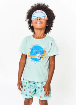 Miniatura CONJ. PIJAMA TERRA DOS SONHOS CHA VERDE P 2