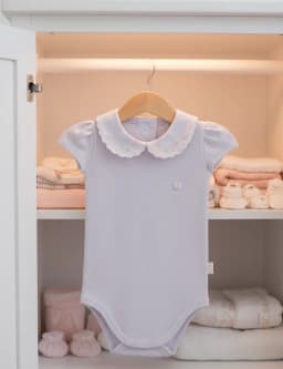 Miniatura BODY ACONCHEGO SUEDINE PEROLA / BRANCO 1