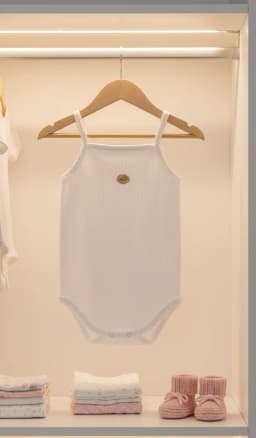 Miniatura BODY REGATA CANELADO ACONCHEGO FOFURA / CREME 1