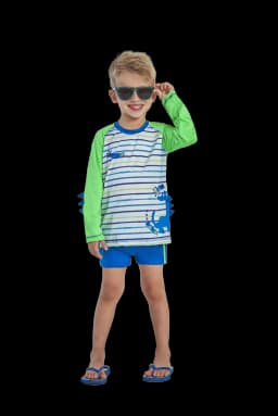 Miniatura CONJUNTO MODA PRAIA ACONCHEGO DINO / ROYAL 3