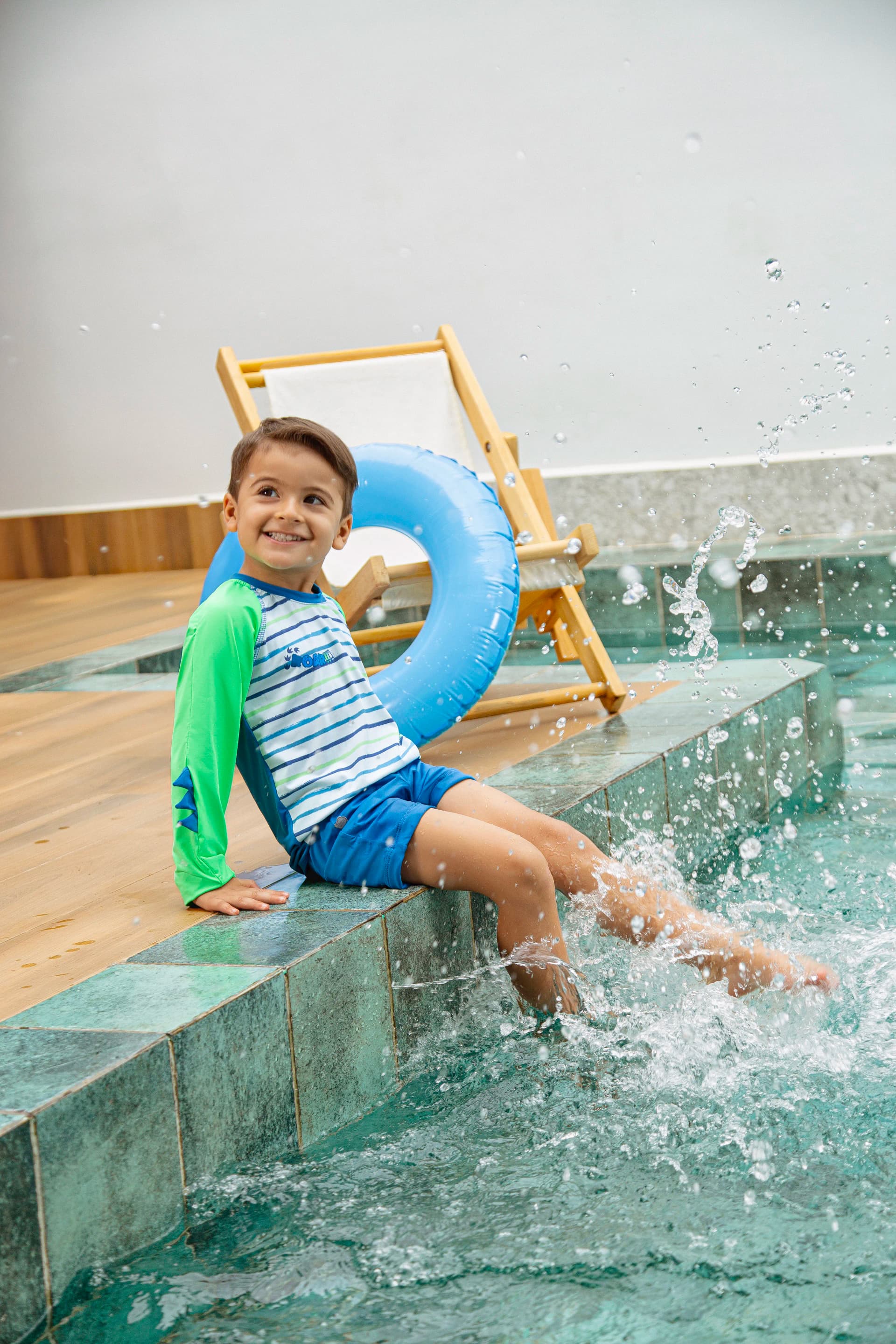 CONJUNTO MODA PRAIA ACONCHEGO DINO / ROYAL