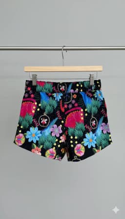 Miniatura SHORT FOFOSSAURO PRETO 2
